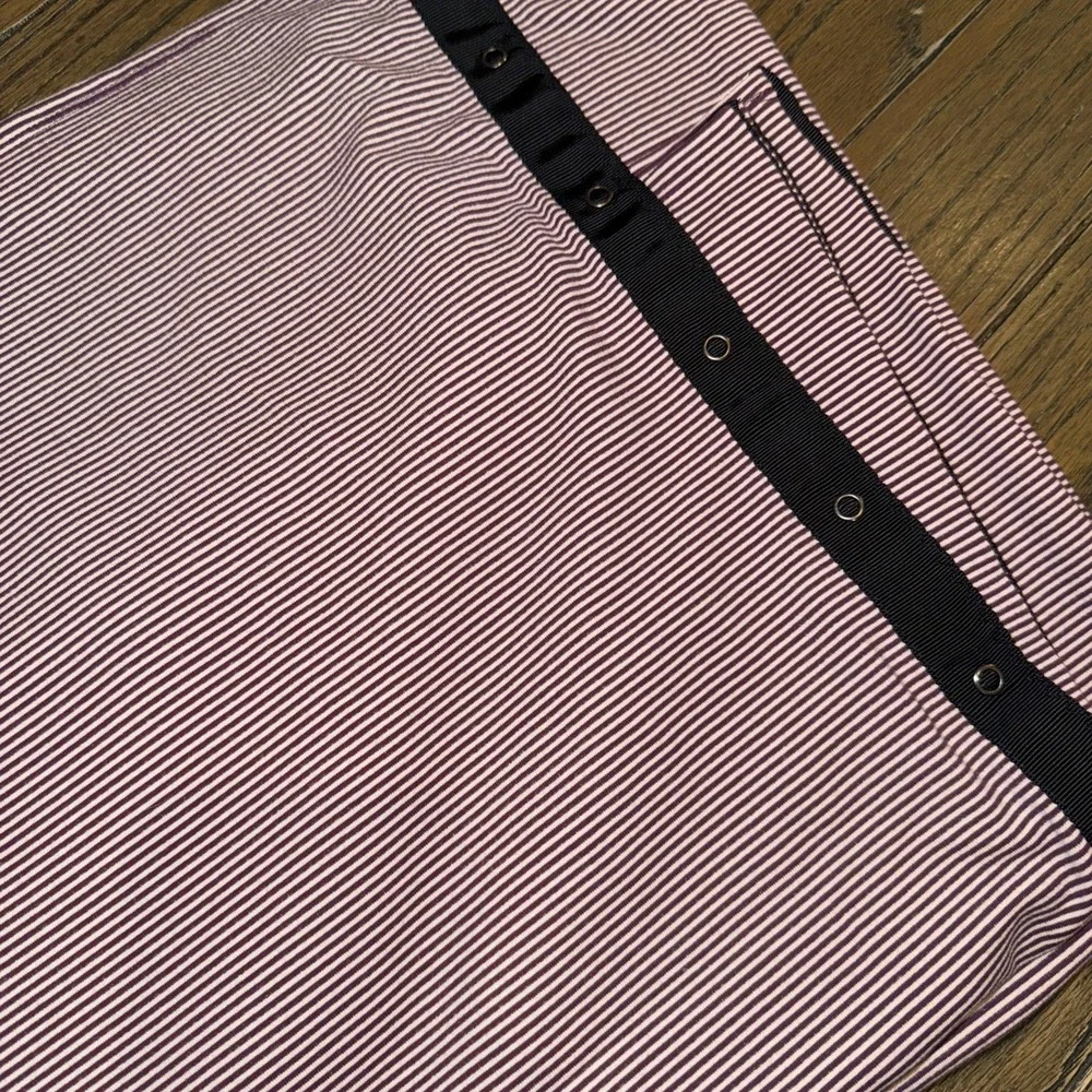 Lululemon Vinyasa Wrap Snap Scarf‎ Convertible Knit Red Cream Stripe One Size